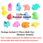 13 Pcs Cute Animals Bath Toys