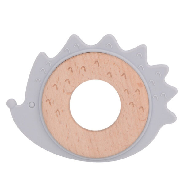 Grey Hedgehog Teether Toy