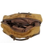 Vintage Waxed Canvas Duffel Bag