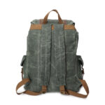 Vintage Leather Canvas Backpack